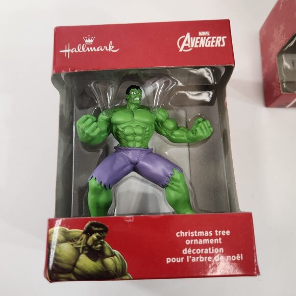 Hallmark Christmas Ornament LOT Avengers Hulk Star Wars Kylo Trek Captain Kirk - Picture 2 of 9